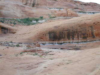 Monica up Reflection Canyon