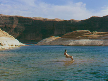 Not walking on water, exactly, but seated